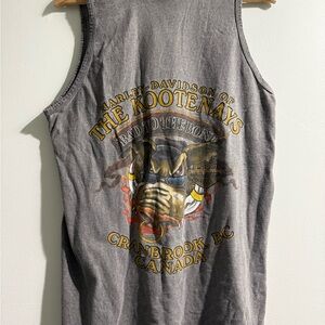 Harley-Davidson Gray Tank with Bold Graphic